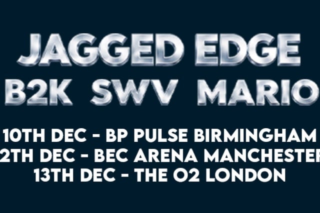 Rnb winter Ball, Jagged Edge, B2K & Mario event image at BEC ARENA, Longbridge Rd, Manchester