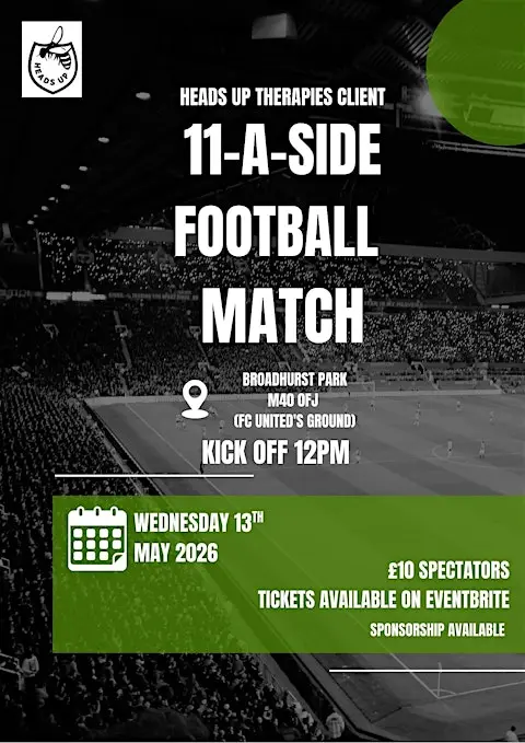 Heads UP FC 11-a-side Match & Player Sponsorship