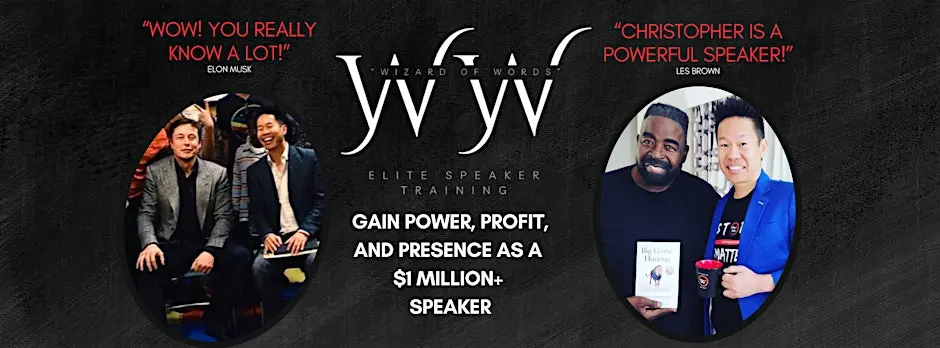 Wizard of Words  Manchester: Gain Power, Profit, & Presence as a Speaker
