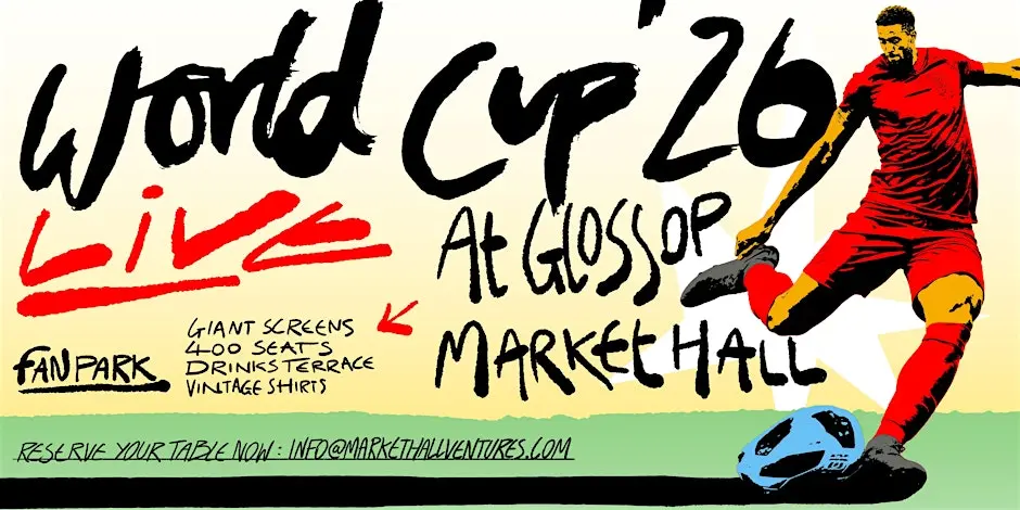 Glossop Fan Park - Panama vs England - Sat. June 27, New Jersey, 10pm (UK)