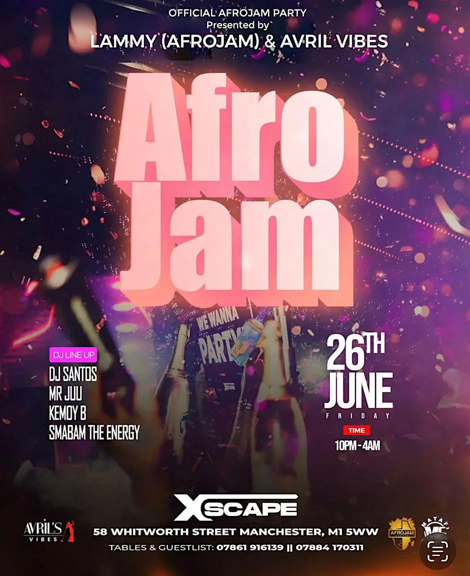 AFRO-JAM - Afrobeats/HipHop/Amapiano/RnB/DanceHall
