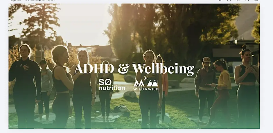 ADHD & Wellbeing Event in Cheshire