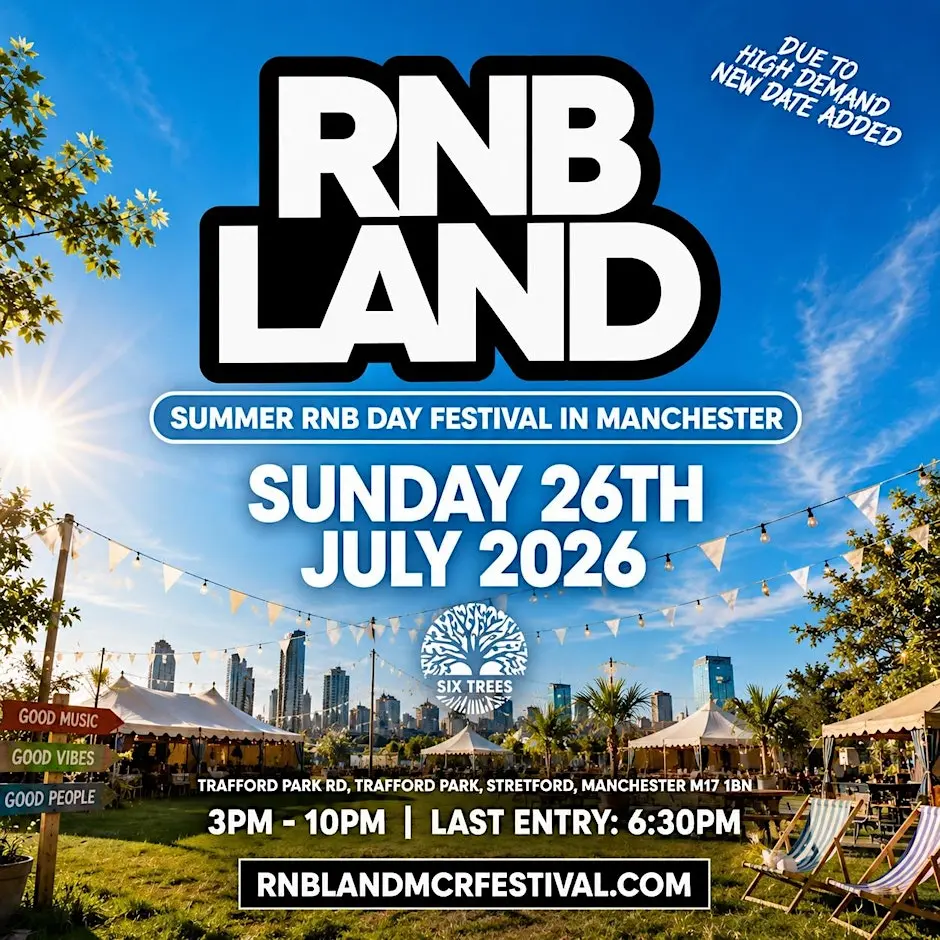 RNBLAND - Manchester's Biggest RnB Summer Day Festival (1000 RNB LOVERS)