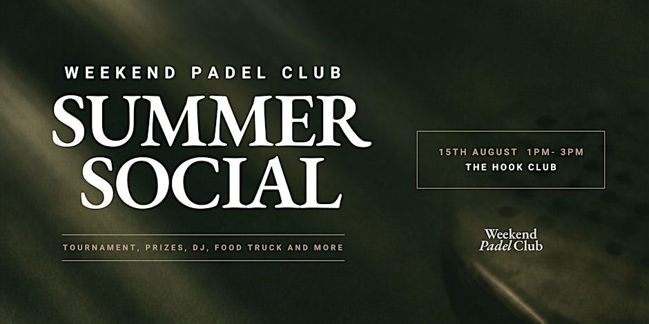 WPC Summer Social - Padel & Pizza at The Hook Club