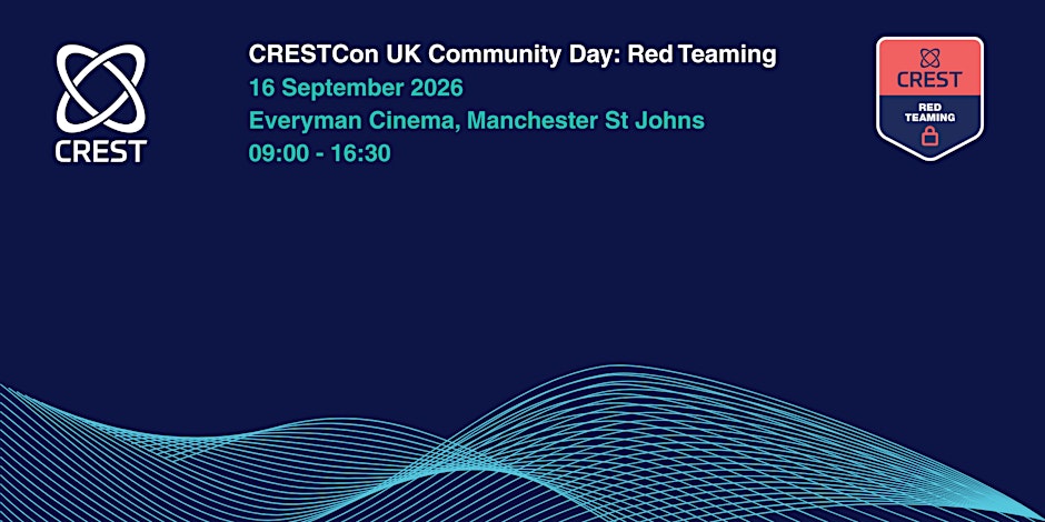 CRESTCon UK Community Event: Red Teaming