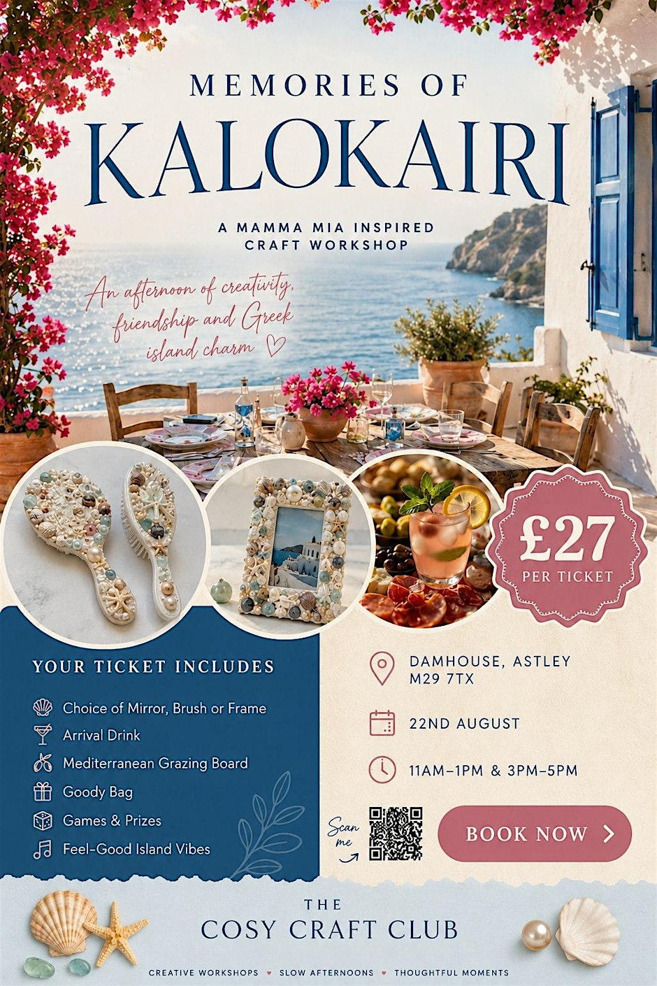 Memories of Kalokairi - A Mamma Mia Inspired Craft Workshop
