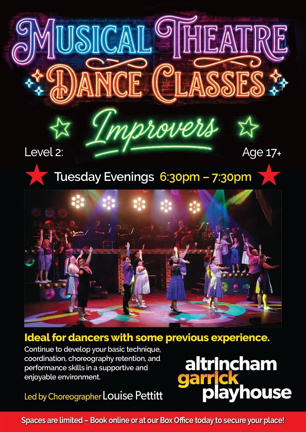 LEVEL 2: Improvers Musical Theatre Dance Classes