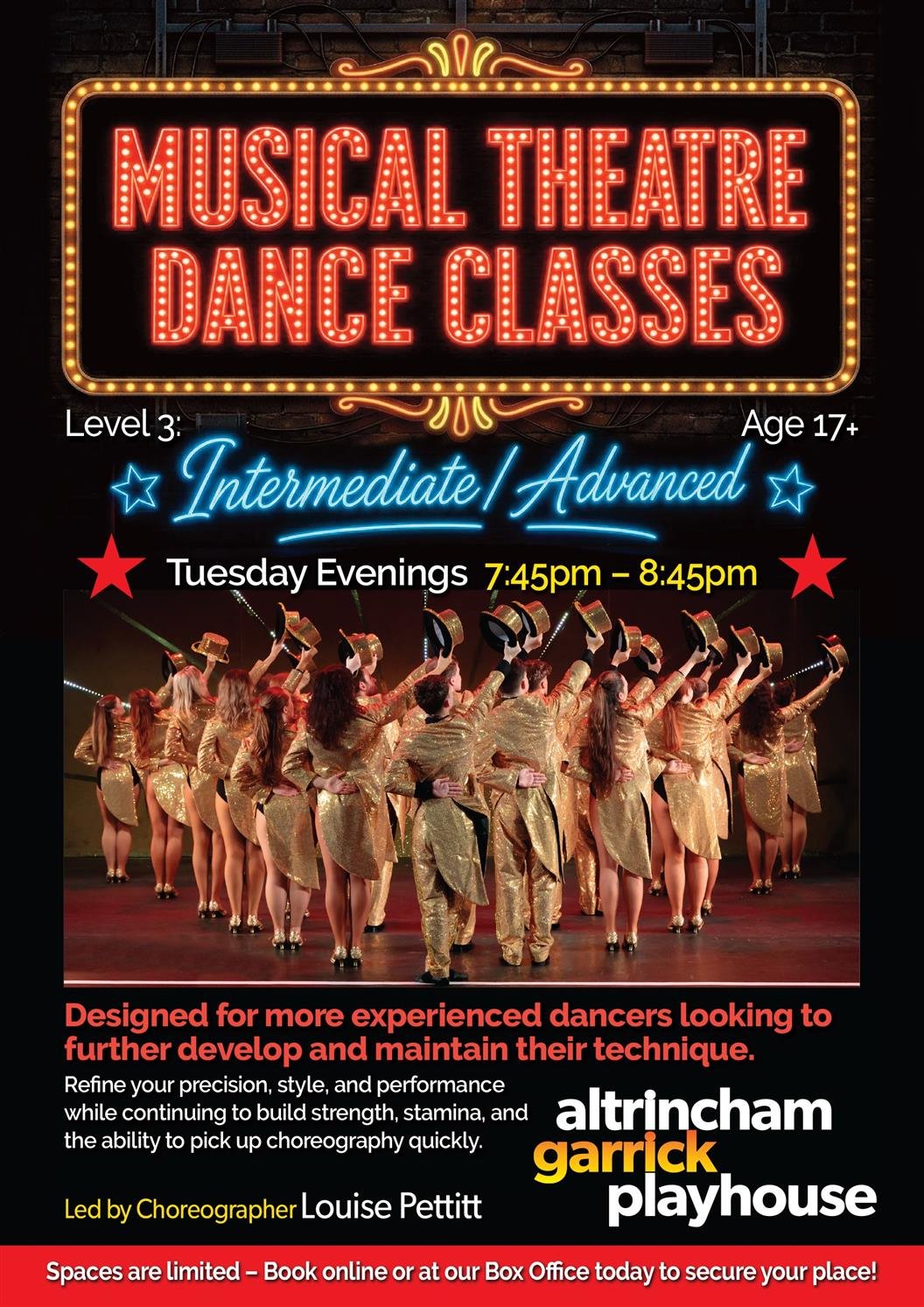 LEVEL 3: Intermediate/Advanced Musical Theatre Dance Classes